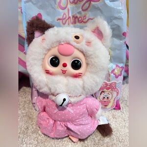 Kitten Wardrobe from Babythree, plush keychain